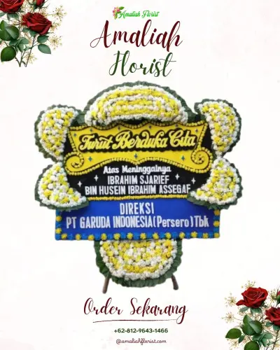 Papan Bunga Duka di Sukahening