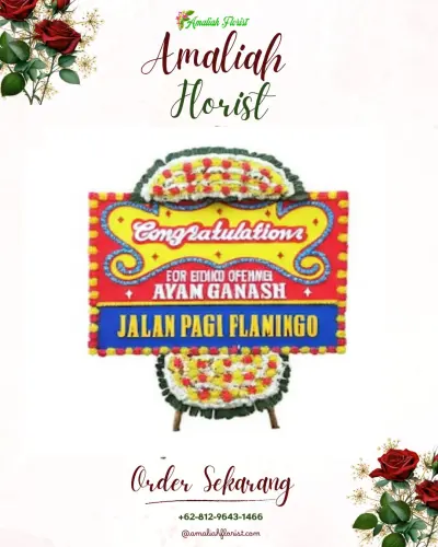 Bunga Papan Congratulation di Sukahening